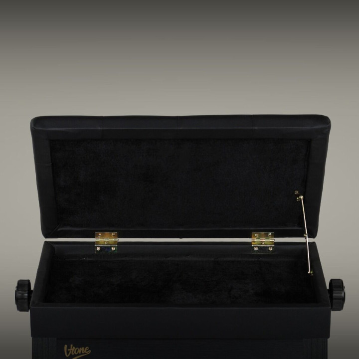V-TONE PB2 BK ława do pianina regulowana 49-57 cm do 140 kg czarna