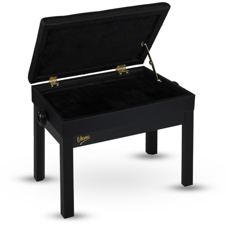 V-TONE PB2 BK ława do pianina regulowana 49-57 cm do 140 kg czarna