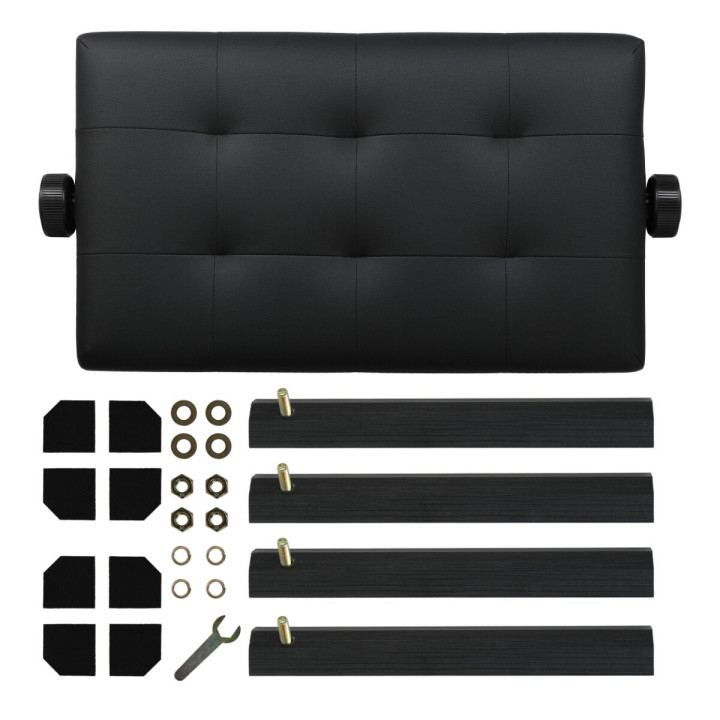 V-TONE PB2 BK ława do pianina regulowana 49-57 cm do 140 kg czarna