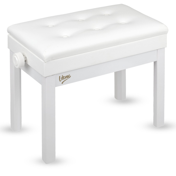 V-TONE PB4 WH ława do pianina regulowana 49-57 cm do 140 kg biała