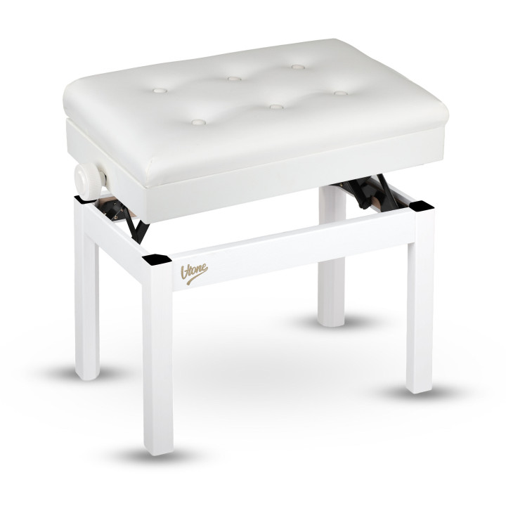 V-TONE PB4 WH ława do pianina regulowana 49-57 cm do 140 kg biała