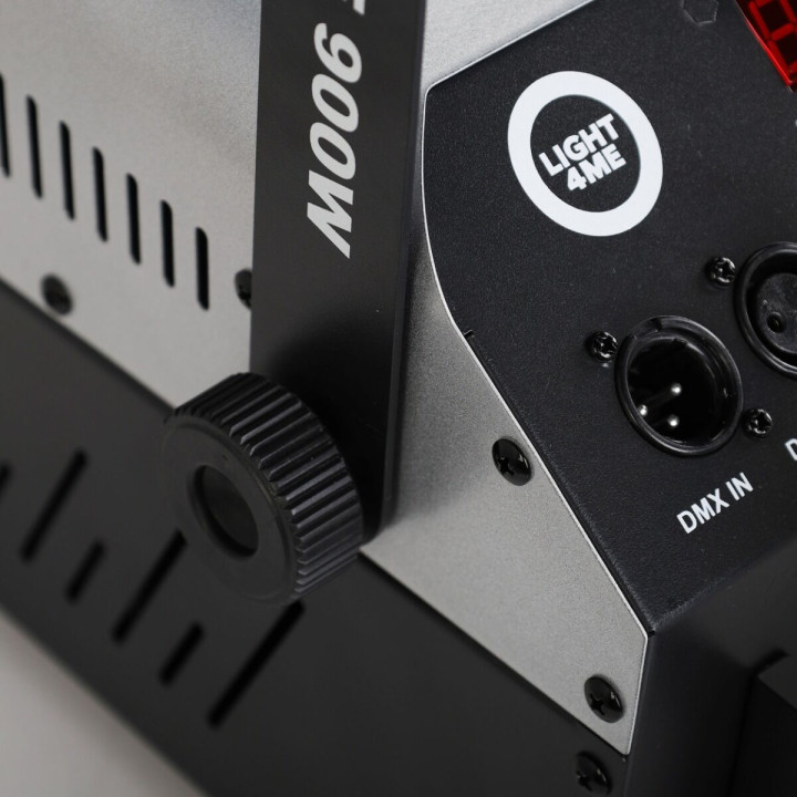 LIGHT4ME HAZE 900W generator wytwornica dymu mgły hazer DMX pilot bezprzewodowy