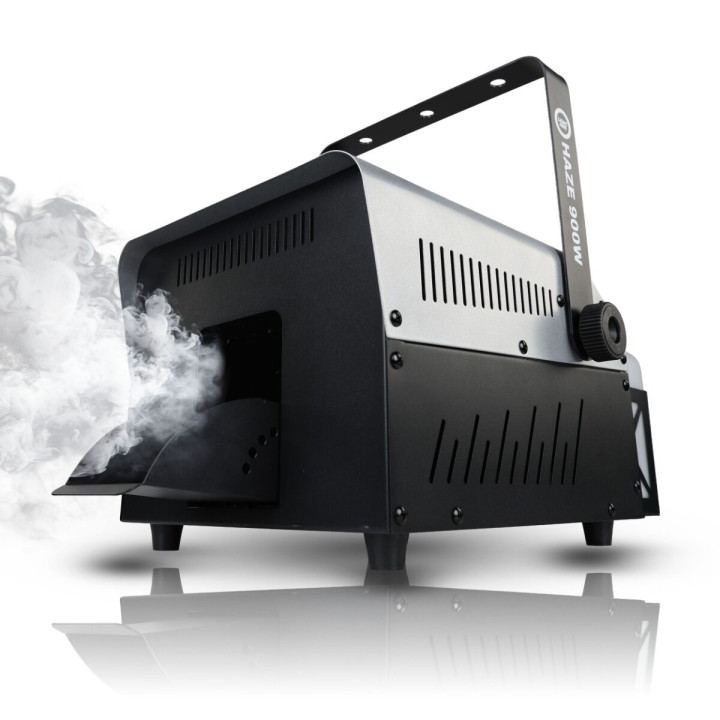 LIGHT4ME HAZE 900W generator wytwornica dymu mgły hazer DMX pilot bezprzewodowy