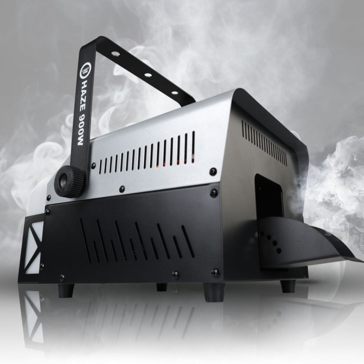 LIGHT4ME HAZE 900W generator wytwornica dymu mgły hazer DMX pilot bezprzewodowy