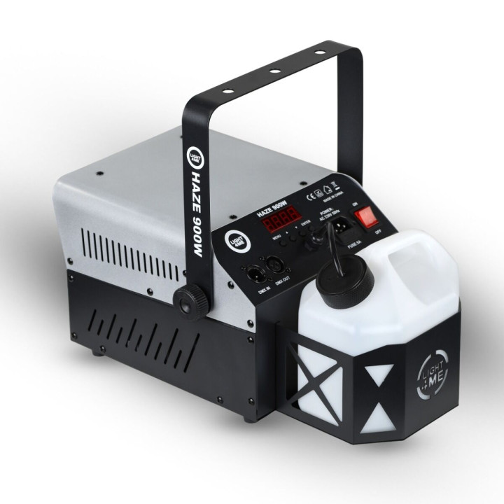 LIGHT4ME HAZE 900W generator wytwornica dymu mgły hazer DMX pilot bezprzewodowy