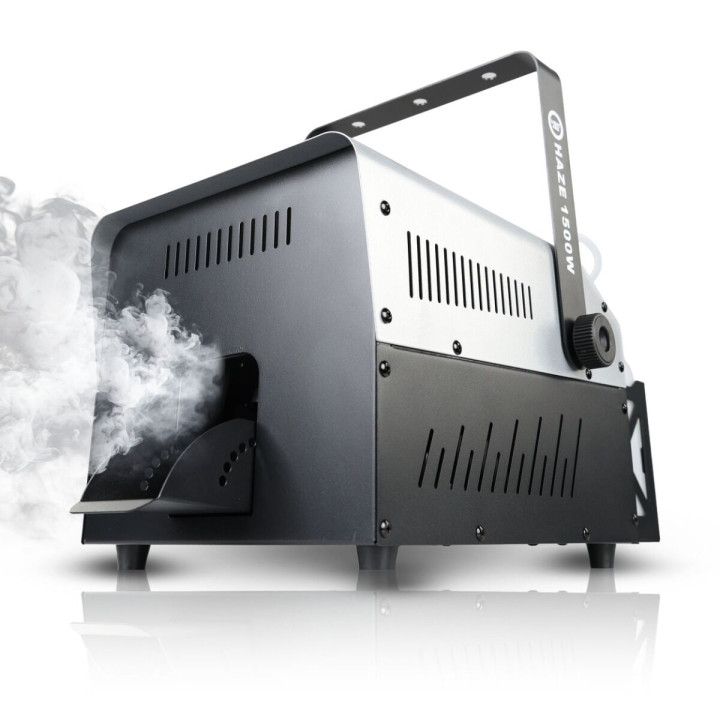 LIGHT4ME HAZE 1500W generator wytwornica dymu mgły hazer DMX pilot bezprzewodowy
