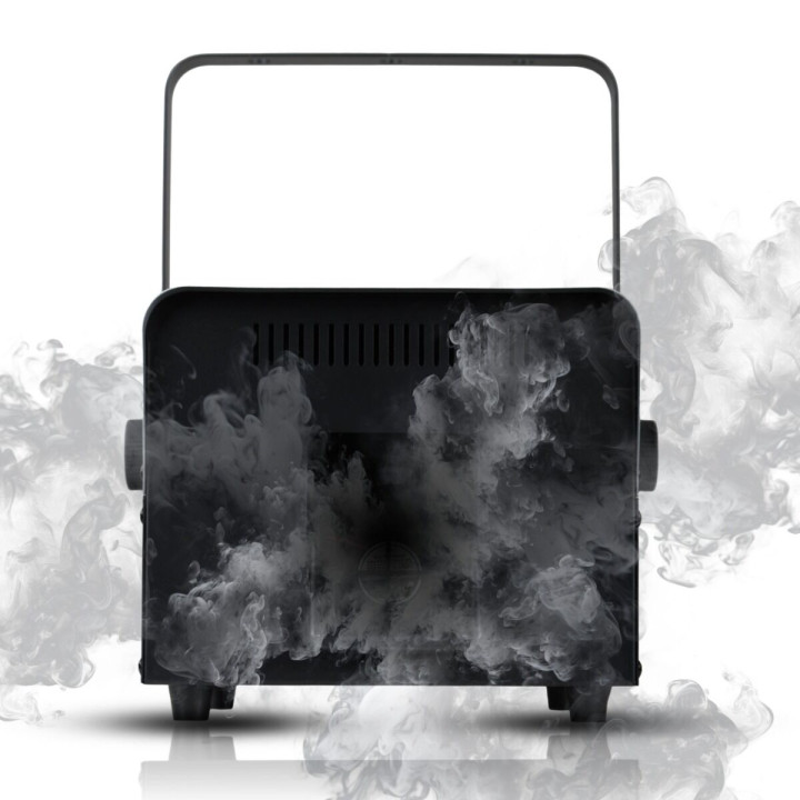 LIGHT4ME HAZE 1500W generator wytwornica dymu mgły hazer DMX pilot bezprzewodowy
