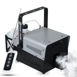 LIGHT4ME HAZE 1500W generator wytwornica dymu mgły hazer DMX pilot bezprzewodowy
