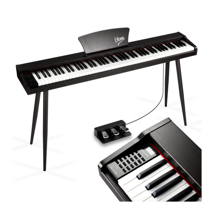 V-TONE BL-130 BK pianino cyfrowe wolnostojące 88 klawiszy Bluetooth MIDI
