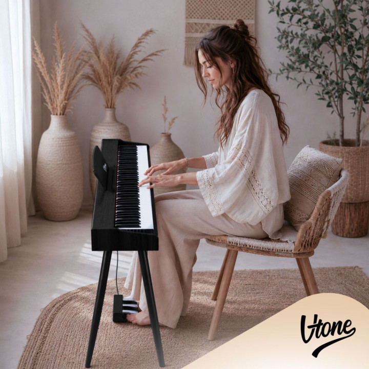 V-TONE BL-130 BK pianino cyfrowe wolnostojące 88 klawiszy Bluetooth MIDI