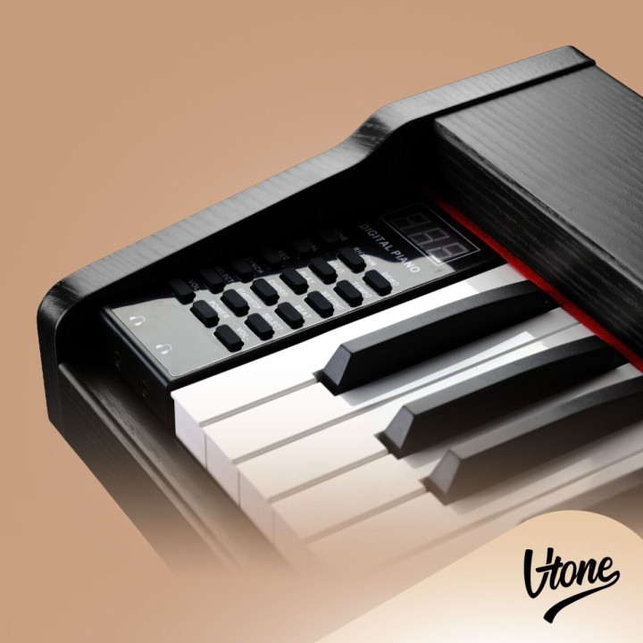 V-TONE BL-130 BK pianino cyfrowe wolnostojące 88 klawiszy Bluetooth MIDI