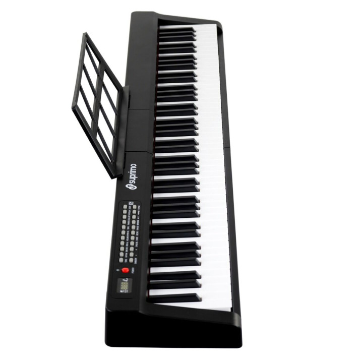 SUPRIMO P-881 BK pianino cyfrowe 88 podświetlanych klawiszy Bluetooth MP3 mikrofon