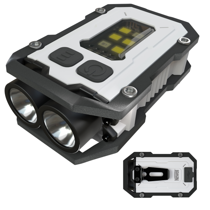 NEWELL EDC Nyks Solid Latarka LED biała
