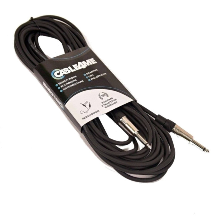 CABLE4ME przewód jack - jack instrumentalny 10m
