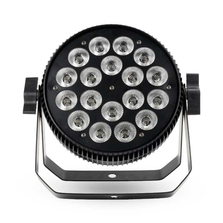 LIGHT4ME ALU TETRA RGBW PAR 18x10W reflektor sceniczny DJ LED DMX
