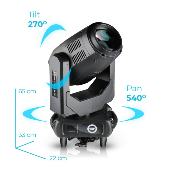 LIGHT4ME VENOM HYBRID 280W głowica ruchoma hybryda