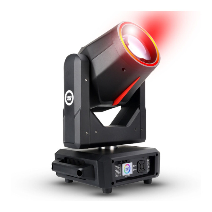 LIGHT4ME RED LINE 10R BEAM 295W głowica ruchoma beam DMX efekt ring LED 2x