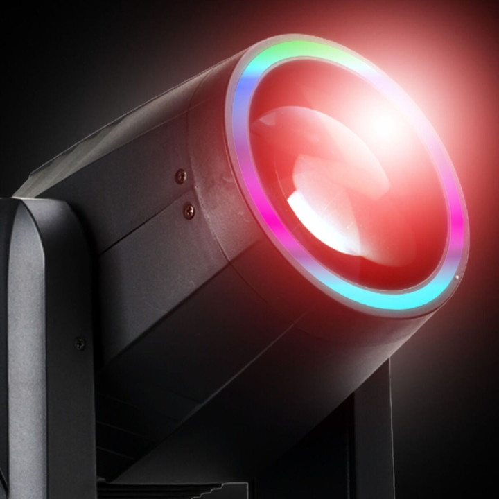 LIGHT4ME MH 7R BEAM 230W głowica ruchoma beam DMX efekt ring LED