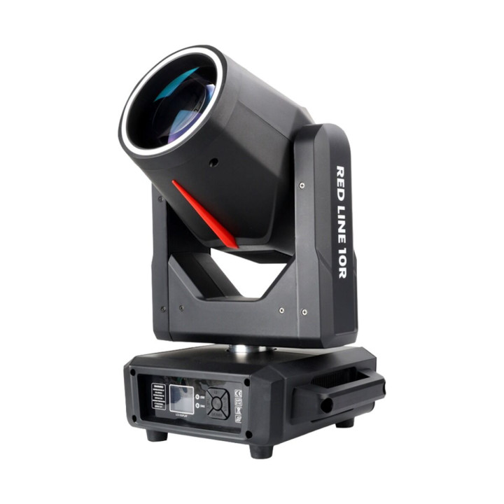 LIGHT4ME RED LINE 10R BEAM 295W głowica ruchoma beam DMX efekt ring LED 2x