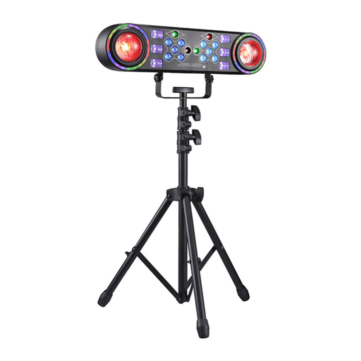 LIGHT4ME MAGIC BAR 4 multiefekt oświetleniowy 6w1 LED DMX Magic Ball 15W RGBW Water Wave 15W