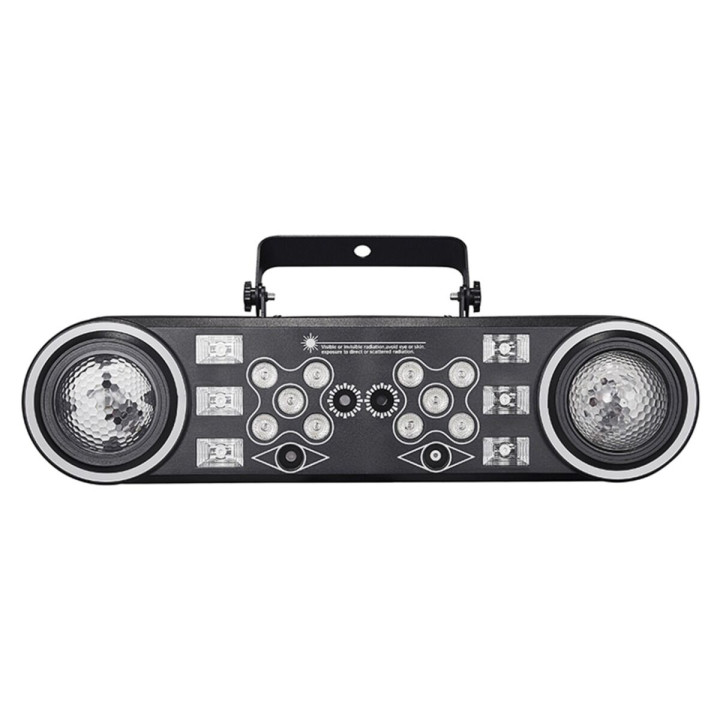 LIGHT4ME MAGIC BAR 4 multiefekt oświetleniowy 6w1 LED DMX Magic Ball 15W RGBW Water Wave 15W