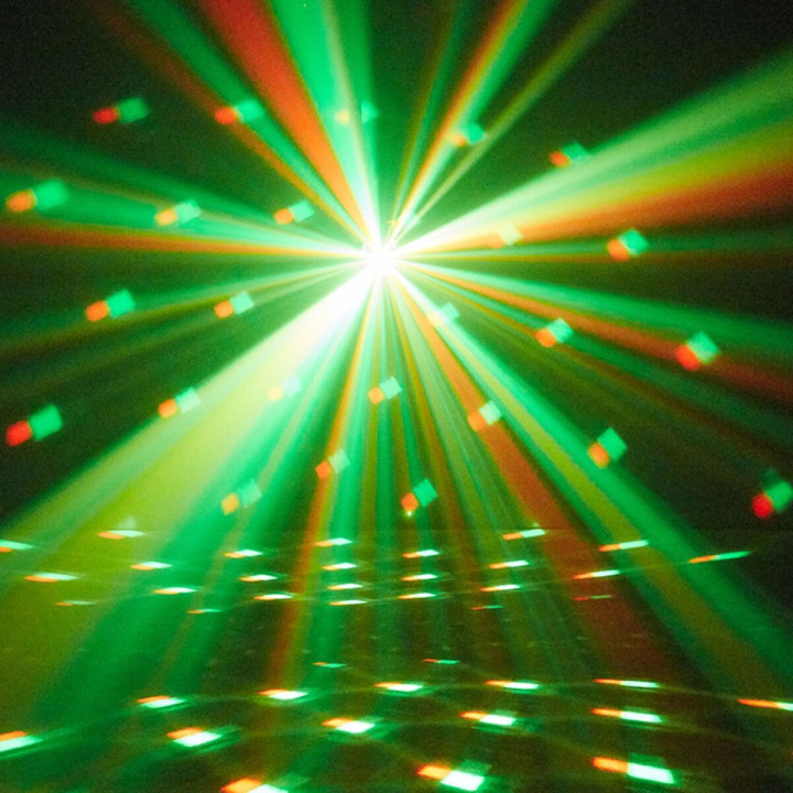 LIGHT4ME SID3 ruchomy multiefekt oświetleniowy 4w1 LED DMX efekt beam 24x3W R/G/B/W Magic Ball 2x10W Strobe