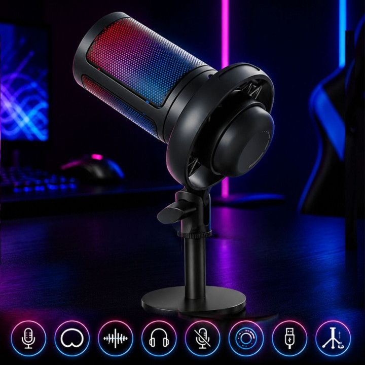 DNA GAMEMIC 1 mikrofon pojemnościowy USB RGB