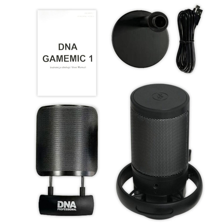 DNA GAMEMIC 1 mikrofon pojemnościowy USB RGB