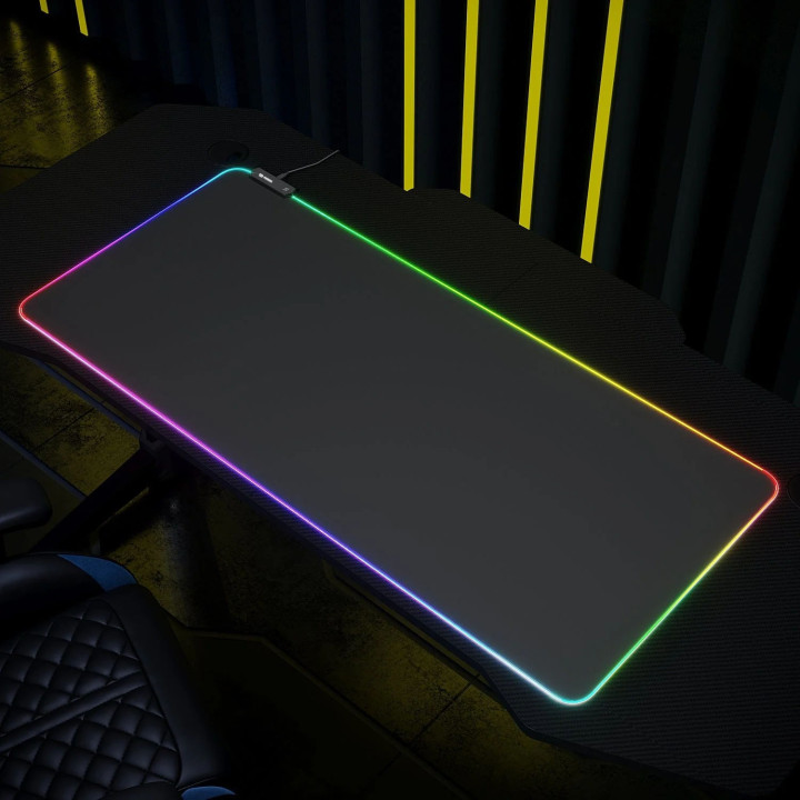 MOZOS GAMING MP podkładka pod myszkę i klawiaturę 90x40 cm z podświetleniem RGB