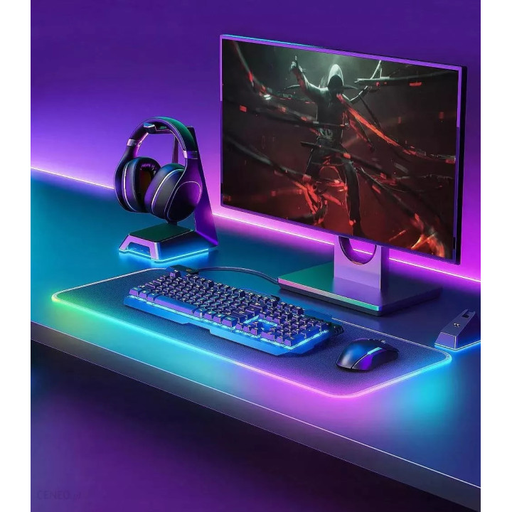 MOZOS GAMING MP-L podkładka pod myszkę i klawiaturę 80x30 cm z podświetleniem RGB