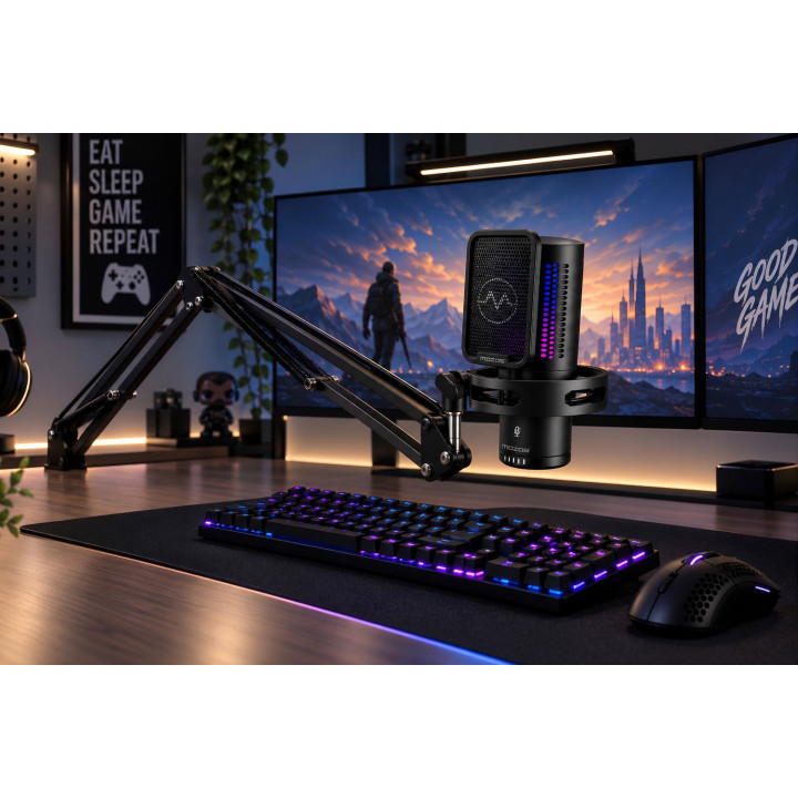 MOZOS MKIT-750PRO Mikrofon pojemnościowy USB do komputera