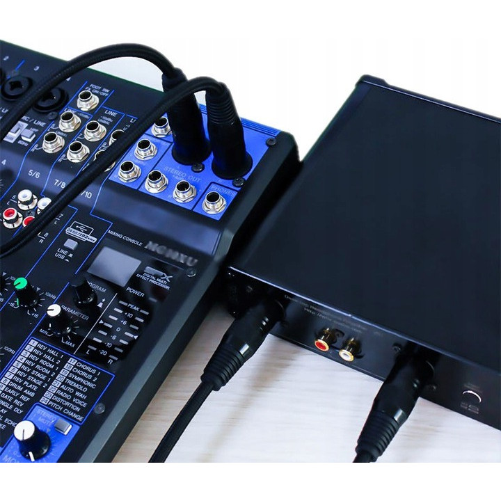 MOZOS MCABLE-XLR-FTM kabel mikrofonowy żeński XLR - męski XLR 3m