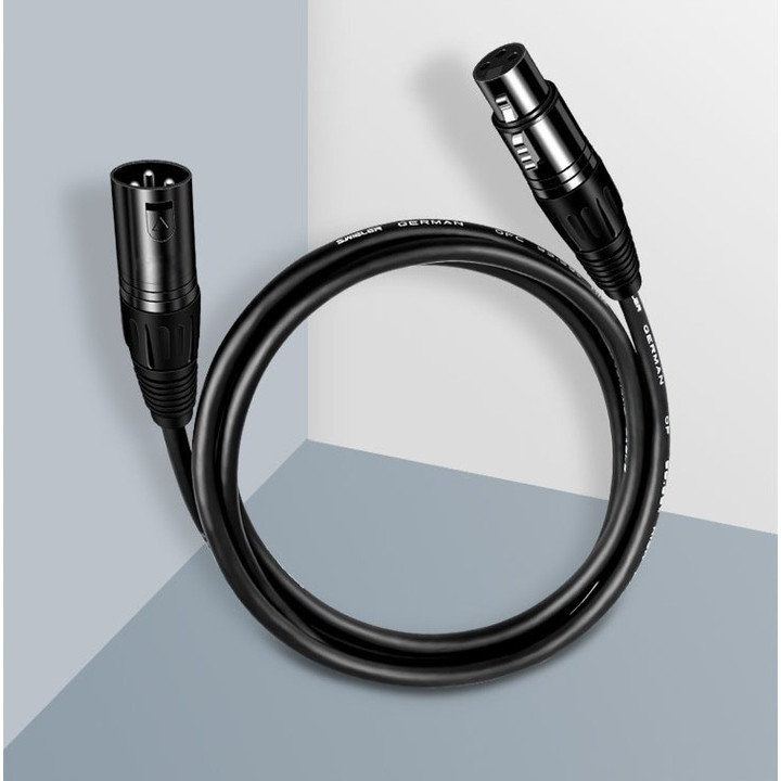 MOZOS MCABLE-XLR-FTM kabel mikrofonowy żeński XLR - męski XLR 3m