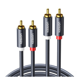 UGREEN 10518 Przewód 2x RCA (Cinch) do 2x RCA (Cinch) 2m