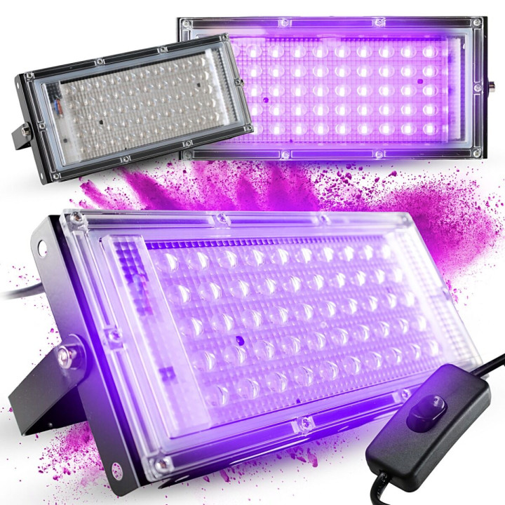 LIGHT4ME IP UV PANEL panelowy naświetlacz ultrafioletowy 50 × 0,5W UV LED