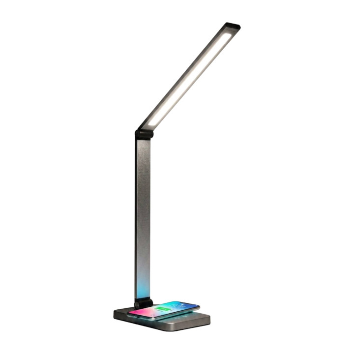 PLATINET PDL888B Lampka biurkowa 10W z ładowaniem bezprzewodowym czarna