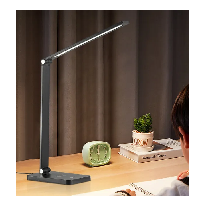 PLATINET PDL888B Lampka biurkowa 10W z ładowaniem bezprzewodowym czarna