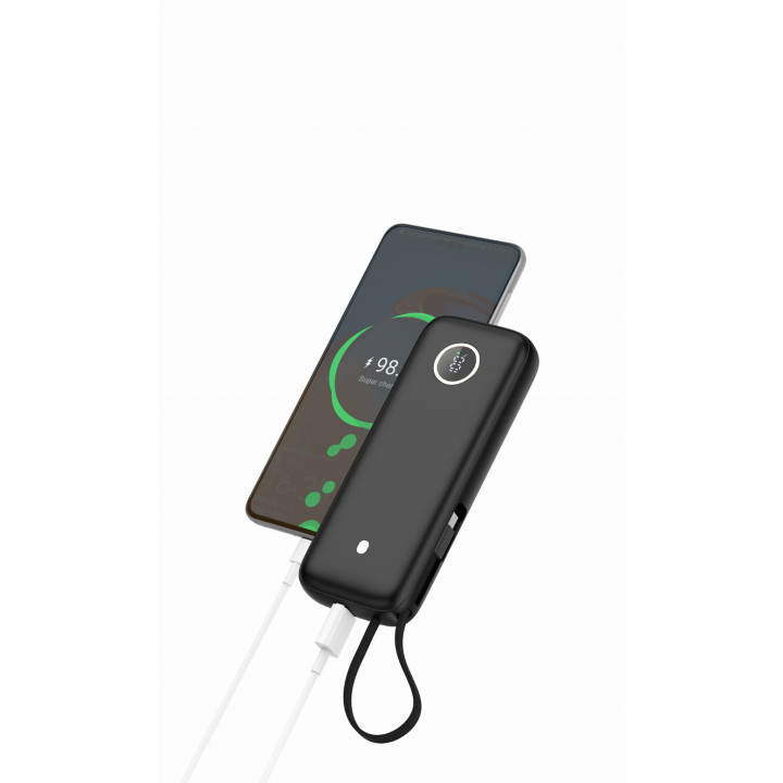 PLATINET PMPB2070 Power Bank 20000 mAh 70W PD QC 1x USB-C 1x USB-A 1x Kable USB-C