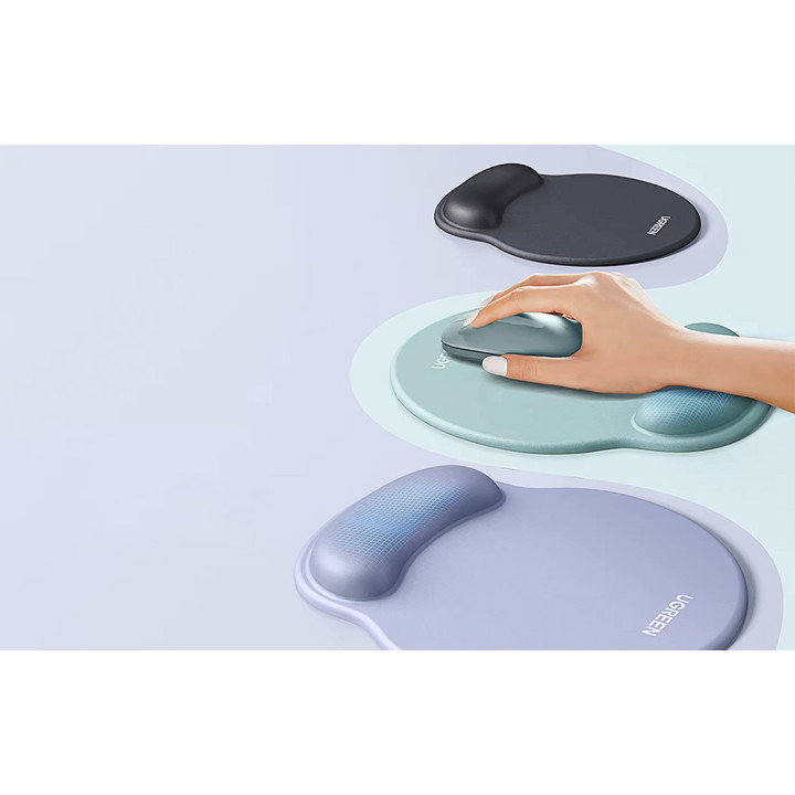 UGREEN 25243 Ergonomiczna podkładka pod mysz zielona