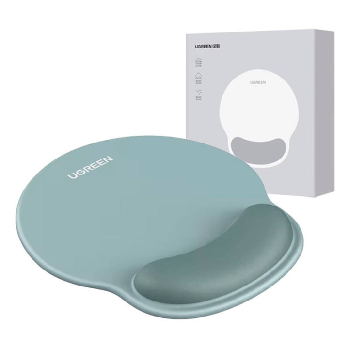 UGREEN 25243 Ergonomiczna podkładka pod mysz zielona