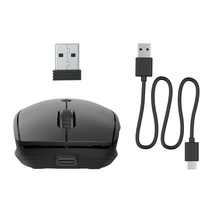 JLAB GO Charge Bezprzewodowa myszka czarna