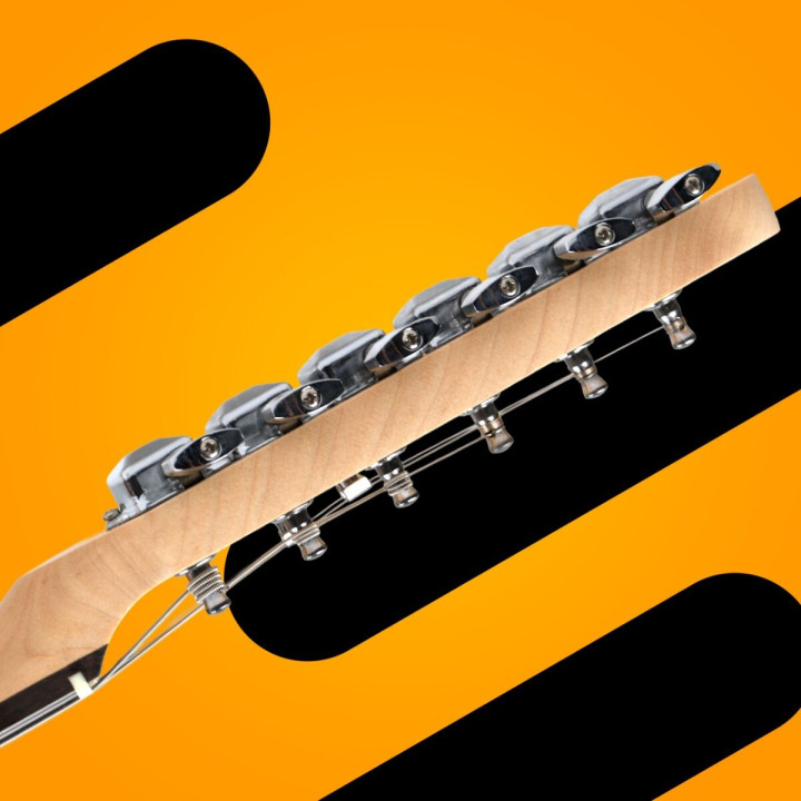 V-TONE EST39 BK gitara elektryczna 39 cali czarna 22 progi