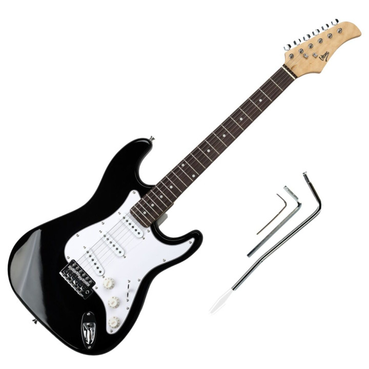 V-TONE EST39 BK gitara elektryczna 39 cali czarna 22 progi