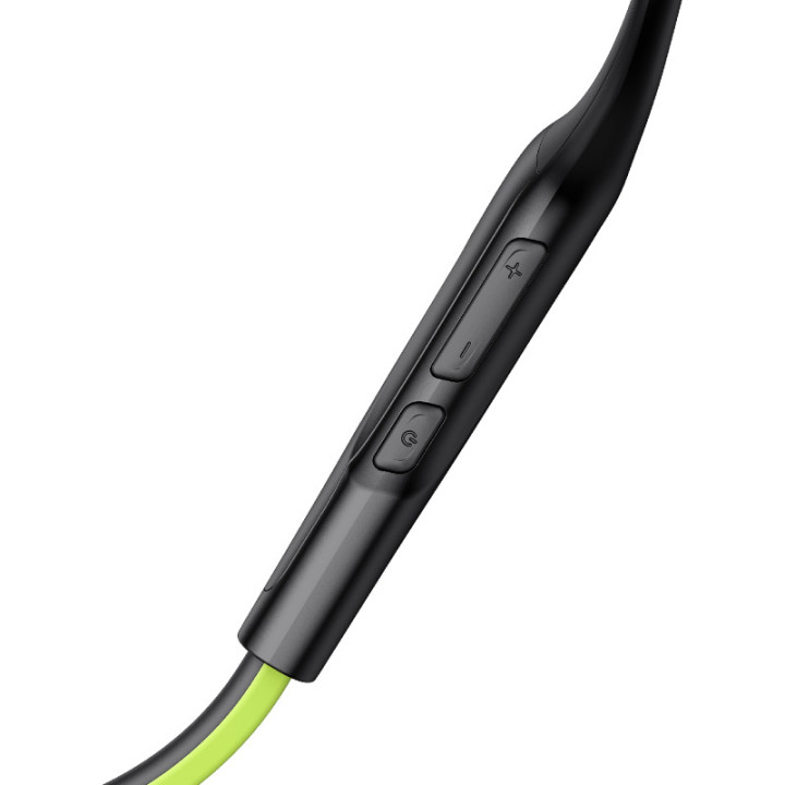 HAKII LIGHT II black green Bezprzewodowe słuchawki z odtwarzaczem MP3