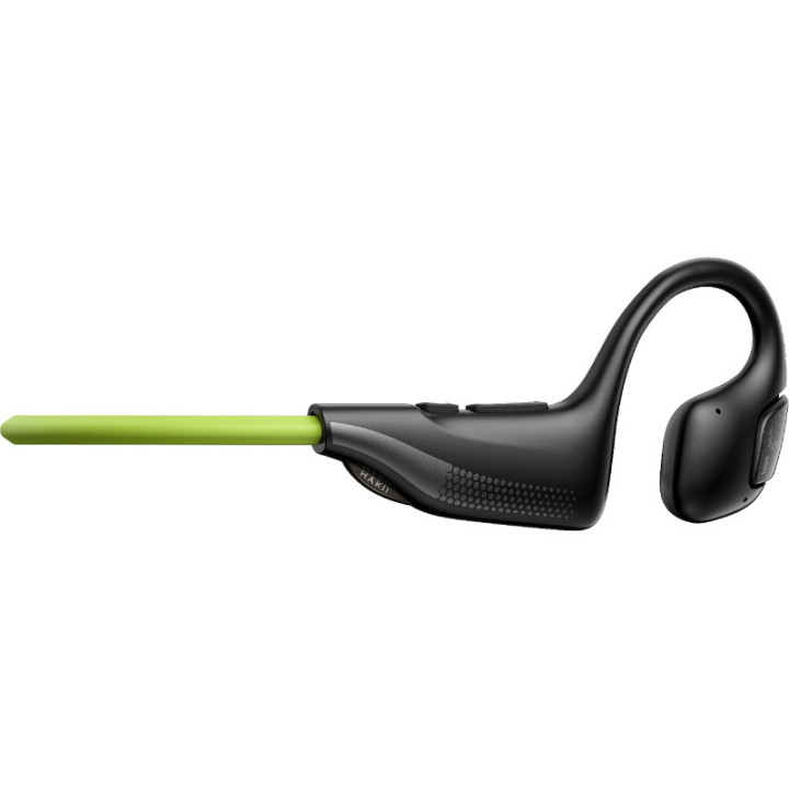 HAKII LIGHT II black green Bezprzewodowe słuchawki z odtwarzaczem MP3