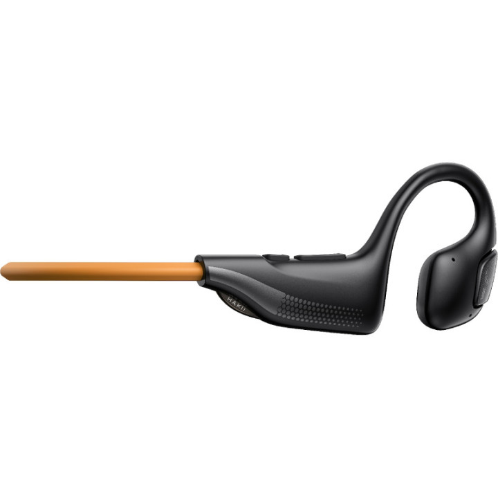 HAKII LIGHT II black orange Bezprzewodowe słuchawki z odtwarzaczem MP3