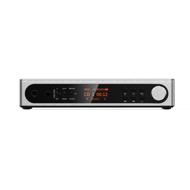 FiiO DM15 R2R Przenośny Odtwarzacz CD 24bit R2R z Bluetooth srebrny
