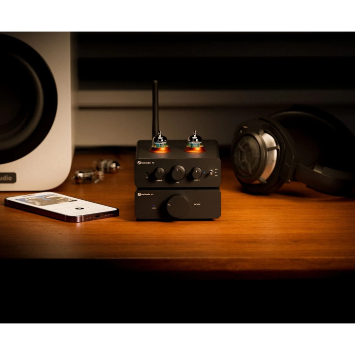 FOSI AUDIO P3 Lampowy Przedwzmacniacz i przedwzmacniacz gramofonowy z Bluetooth