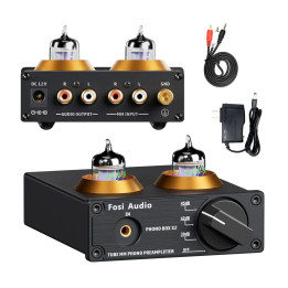 FOSI AUDIO BOX X2 Przedwzmacniacz gramofonowy z wyjściem słuchawkowym