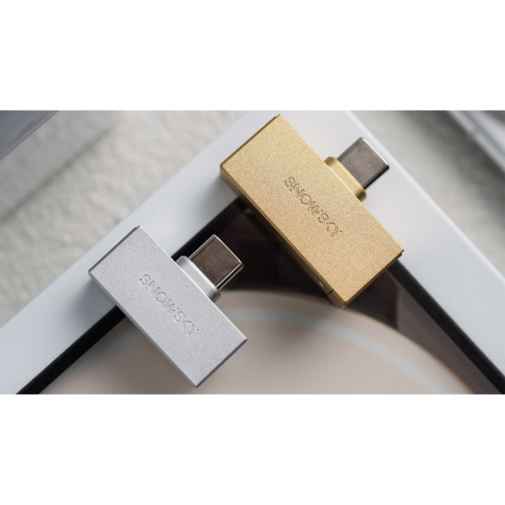 FiiO x SNOWSKY Tiny A Wzmacniacz słuchawkowy z DAC USB-C + 3.5mm port Czarny